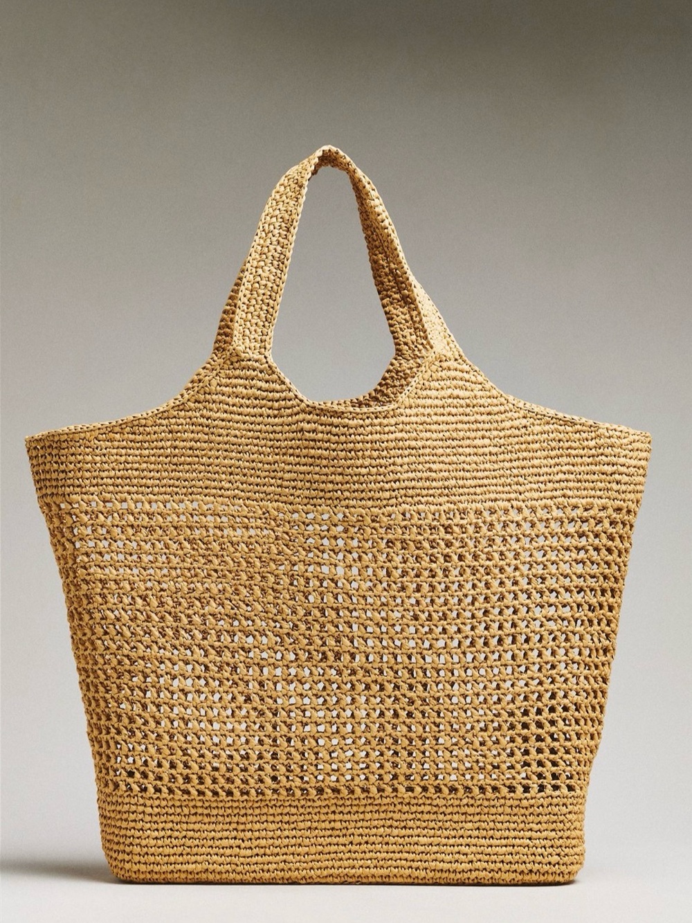 Anthropologie Woven Slouchy Tote Bag